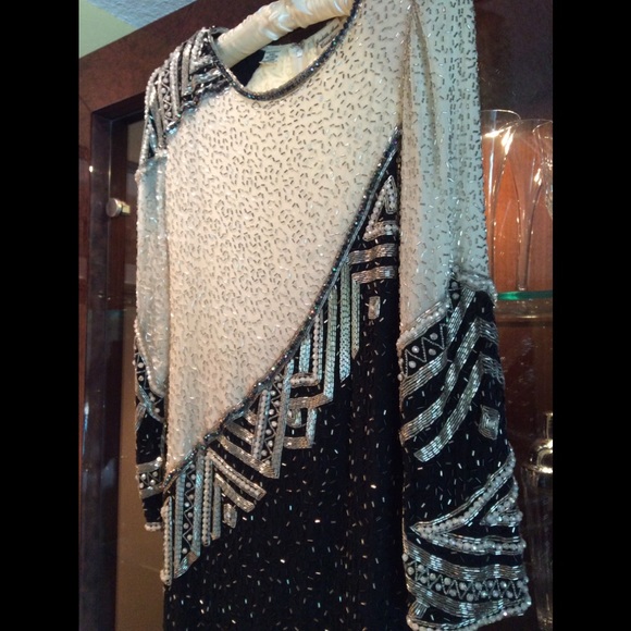 Judith Ann Creations Black and White Dress - Picture 5 of 16